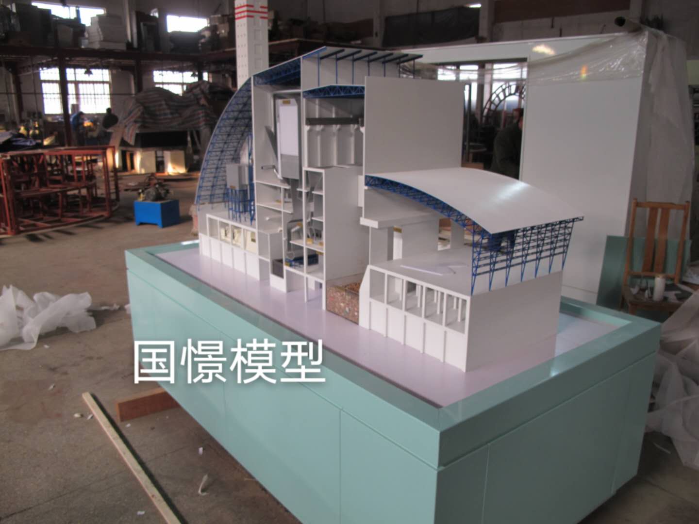 普安县工业模型