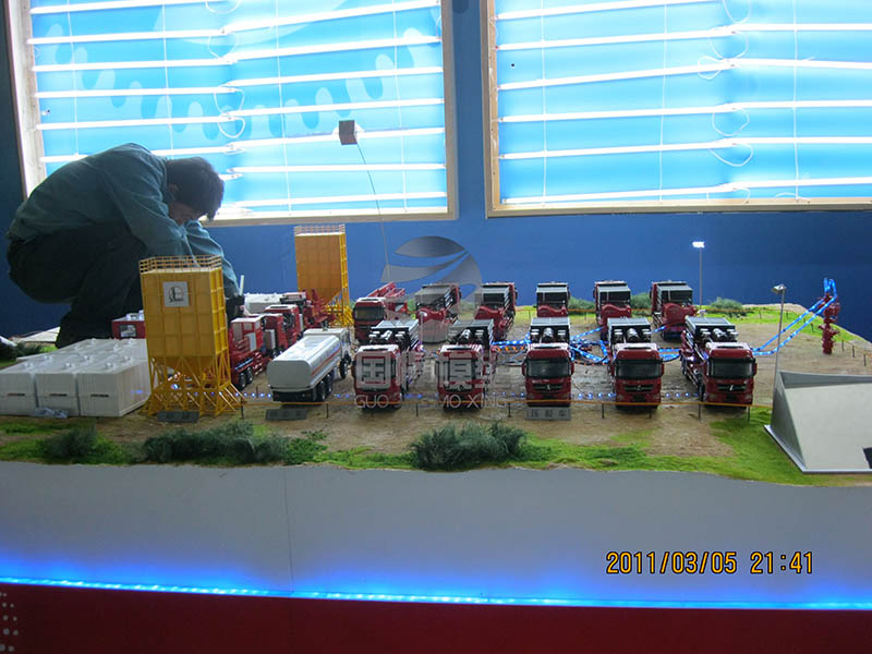 普安县工业模型