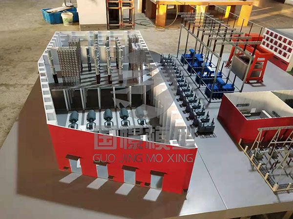 普安县工业模型